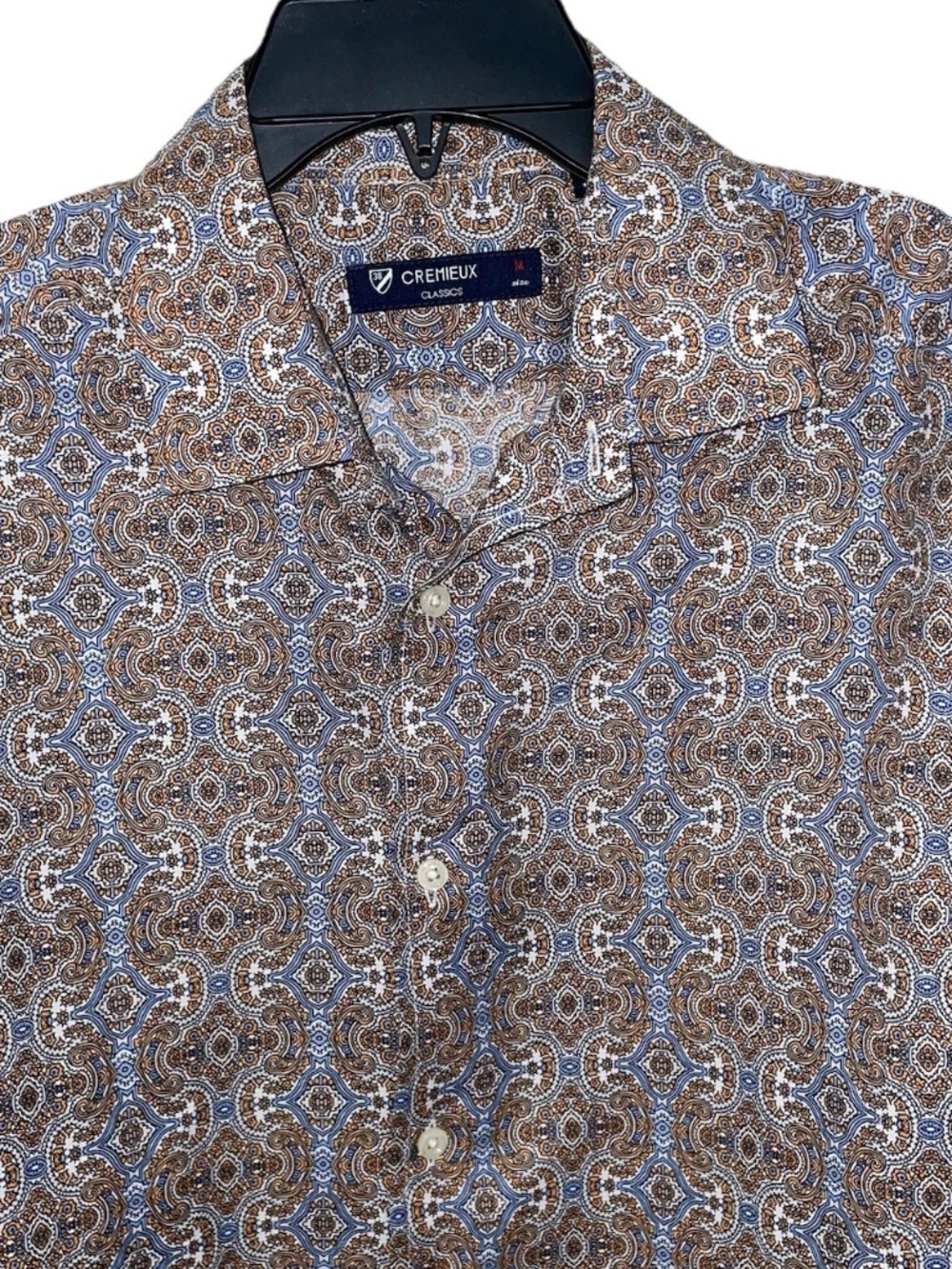 Daniel Cremieux Classics Button Down Shirt Medium Silky 100% Cotton - Designer